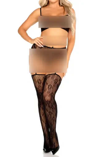 [BDSTLEG89348BK] BODY STOCKING 89348BK 