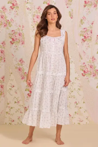 [NGSLELE60142WP] قمصان نوم E60142WP