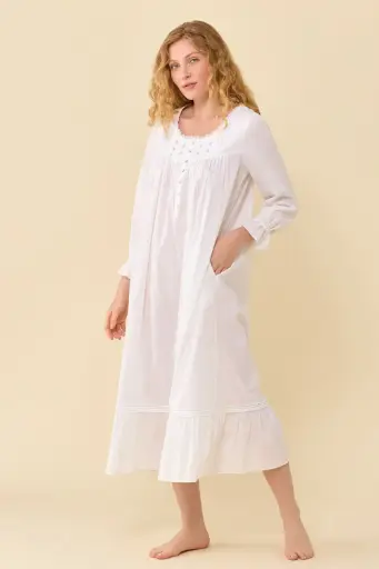 [NGLSELEE60164W] NIGHT GOWN E60164W